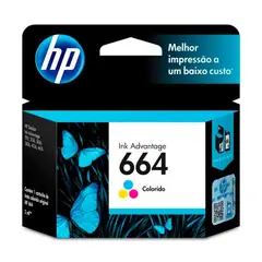 HP - Cartucho De Tinta 664 Tricolor