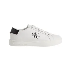 CALVIN KLEIN - Tenis De Cuero Hombre Blanco