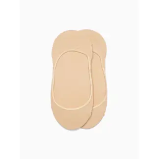 CALVIN KLEIN - Medias Mujer Mujer 2 Piezas Algodon Liner Café