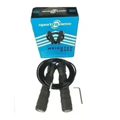 SPORT FITNESS - Lazo Cuerda Para Saltar Con Peso