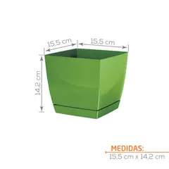 TUMATERA - Matera Coubi Square 16 cm Verde Oliva