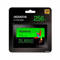 ADATA - Disco Solido Ssd 256gb Su650 520/450mbps 3d Nand 2.5
