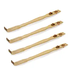 STYLE STARS - Kit x 4: Rascador de espalda bambú natural relajante 46 cm