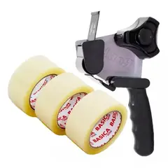 RANK - Dispensador De Cinta + 3 Cintas 48 X 100 Tesa
