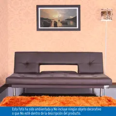 SOFA MARKET - Sofa Cama Space Clic Clac Ecocuero Cafe