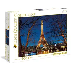 CLEMENTONI - Rompecabezas 2000 Piezas Adulto Torre Eiffel Paris Clementon
