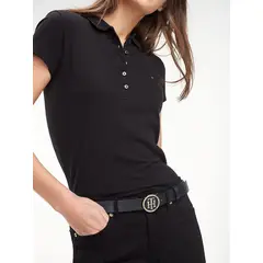 TOMMY HILFIGER - Polo Slim Negro