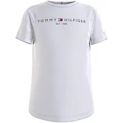 TOMMY HILFIGER - Camiseta Niña Essential Con Mangas Cortas Blanco
