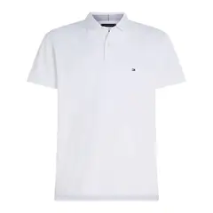 TOMMY HILFIGER - Polo 1985 Blanca Collection De Piqué Corte Slim Para Hombre