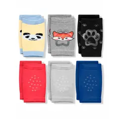 MR HAPPY - Media Rodillera Bebé Antideslizante Mrhappy Pack x 6 Pares