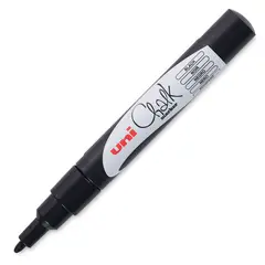 MITSUBISHI - Marcador De Tiza Uniball Negro 1.8 - 2.5mm Uni Chalk Pwe-5m