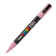 POSCA - Marcador Gráfico De Vinilo Pc-3m Rosado Escarchado