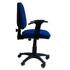 ADEQUAR - Silla Escritorio LIZZA MEDIA CONTAC Azul Con Brazos ref: 2001
