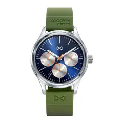 MARK MADDOX - Reloj hombre plateado MM + 5 Complementos Premium Incluidos