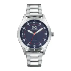 MARK MADDOX - Reloj hombre plateado MM + 5 Complementos Premium Incluidos