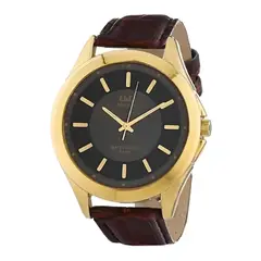 Q&Q - Reloj de moda para Hombre Cafe + caja