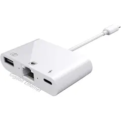 SISDATA - Lightning A Rj45 Gigabit Lan 3x1 Mac Adaptador