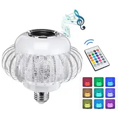 GRUPO B - Bombillo parlante bluetooth lampara luces led control