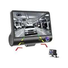 GRUPO B - Cámara para carro dvr 3 lentes 1080p full hd dash cam 3 en 1