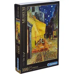 CLEMENTONI - Rompecabezas 1000 Piezas Adulto Van Gogh Terraza De Café Art