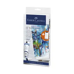 FABER-CASTELL - Acrílicos Tubos X 12 Unidades