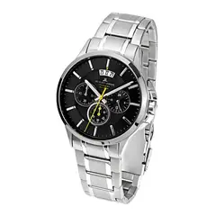 JACQUES LEMANS - Reloj hombre plateado JL con 5 Complementos Premium