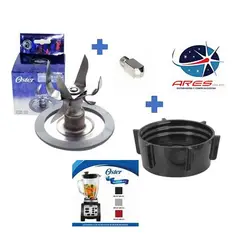 ARES - Kit Cuchilla Oster Reversible 6 Aspas + Pin + Base