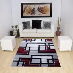 MITAPETE COM - Alfombra Tapete Turquia Rojo 120 X 170cms