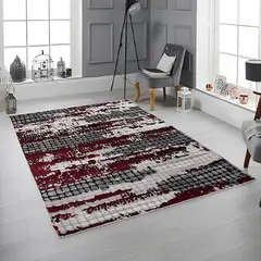 MITAPETE COM - Tapete Moderno Turquia Rojo 160 X 230cms