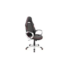 ZER - Silla de gamer mc laren base nylon / espaldar en cuero sintetico