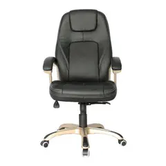 ZER - Silla belgica alta base nylon espalda y asiento en cuero sintetico