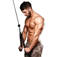 PBOLD - Cuerda Para Triceps Biceps Hombro Espalda Gimnasio Gym