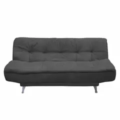 SOFA MARKET - Sofa Cama Blu 3 Puestos Tela Gris