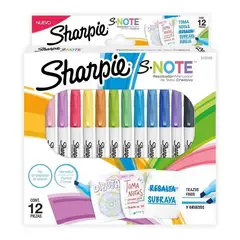 SHARPIE - Resaltador Marcador S Note X12