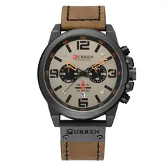 CURREN - RELOJ 8314 MARRON MILITAR CASUAL