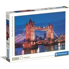 CLEMENTONI - Rompecabezas 1000 Piezas Adulto Tower Bridge Noche Clementon