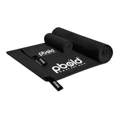 PBOLD - Kit Toalla Microfibra X2 Natacion Gym Piscina Negro
