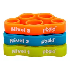 PBOLD - Ejercitador Dedos Agarre Hand Grips Terapias Ejercicios X3