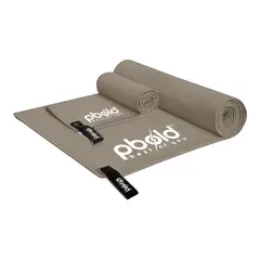 PBOLD - Kit Toalla Microfibra X2 Natacion Gym Piscina Gris