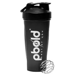 PBOLD - Shaker Proteinas Termo Mezclador Gimnasio Negro