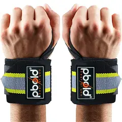PBOLD - Par Muñequeras Strap Pesas Mancuernas Barras Gimnasio Gym