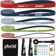 PBOLD - Bandas De Poder Resistencia Elásticas Ejercicio Dominadas
