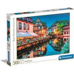 CLEMENTONI - Rompecabezas 500 Piezas Adulto Pueblo Francia