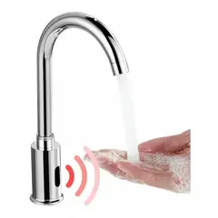 GENERICO - Griferia Llave Sensor Institucional Cuello Ganso Alta