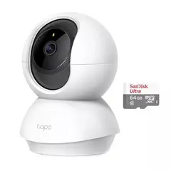 TP LINK - Cámara Ip Wifi Robótica 3mp Alarma Tp-link Tapo C210 64gb