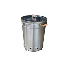 GENERICO - 28BARRILES BARRIL AHUMADOR DE ACERO INOXIDABLE CAPACIDAD 40 LIBRAS