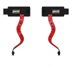 PBOLD - Straps Muñequeras Crossfit Pesas Gym Levantamiento Rojo