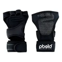 PBOLD - Guantes Gym Tácticos Pesas Crossfit Mujer Hombre Negro L