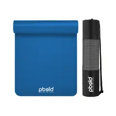 PBOLD - Colchoneta Yoga Pilates Tapete Ejercicios Enrollable Gris