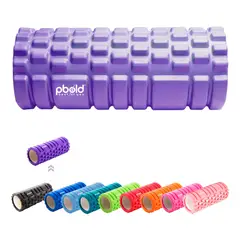 PBOLD - Rodillo Foam Roller Yoga Pilates Fisioterapia Gym Ejercicio Morado